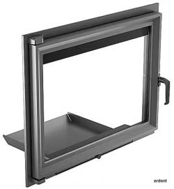 Kamint�r ZUZIA-6551/Aschekasten schwarz