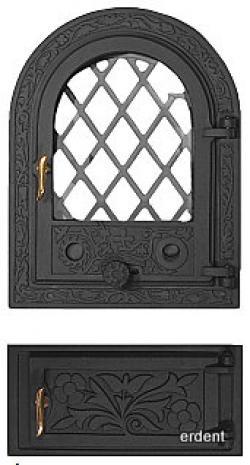 Kachelofent�r BG1-41/Aschent�r schwarz f�r die Details klicken Sie hier!